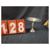 Sterling silver pedestal compote