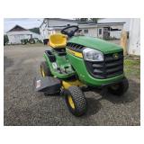John Deere E110 riding mower
