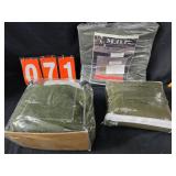 Military wool blankets and sheets