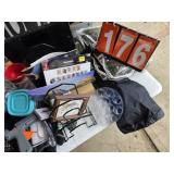 random lot of household items