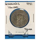 1931 Netherlands 1 Gulden