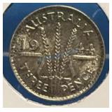 1944 3 Pence Australia