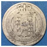 1824 British Shilling