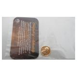 1943 24kt Gold Plated Steel Penny