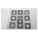 10 Plastic Dime Cases
