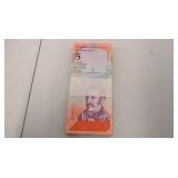 Roughly 100 Identical Foreign Notes