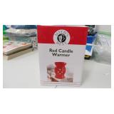 Red Candle Warmer