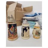 3 Vintage Beersteins