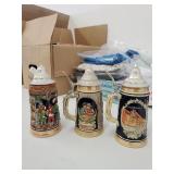 3 Vintage Beersteins