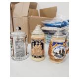 3 Vintage Beersteins