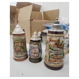 3 Vintage Beersteins