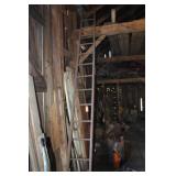 Wooden Red Ladder