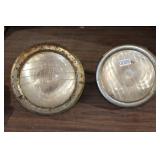 Early Auto Glass Head Lights / Ford