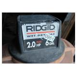 Rigid 2Hp / 6 Gal Vaccum