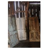3 Old Farmhouse Wood Doors & Window