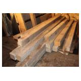 Dimensional 4x4 Lumber Pile