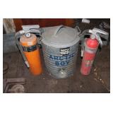 Cooler & Fire Extinguishers