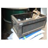 Wood Box & Vintage Auto Parts