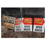Vintage Real Estate Signs / Composite