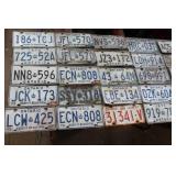Vintage Ont Licence Plate Collection