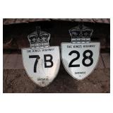 Vintage Kings Highway Signs
