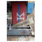 Signs & Wood Box