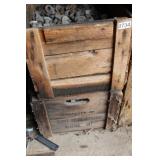 2 Crates Galvanized Nuts & Bolts  1 1/4" x 3/4
