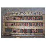 Early Eveready Battery Sign & Letters