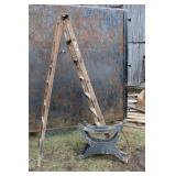 Wooden Ladder & Bench Ends