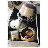Brass & Copper Flower Pots