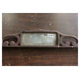 Early Stove Top Mirror / Cast Iron & Stove Tools