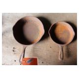 6 & 8" Cast Iron Frying Pans / USA