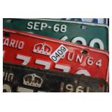 1960s-70s Ontario Licence Plates