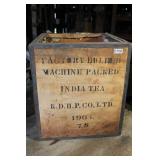 Vintage Wood India Tea Box