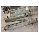 Railway Pole Insulators / Wood Tool Tote / Pruners