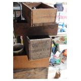 Wooden Box Collection / Advertising Box