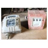 Bennett Gas Pump Gage & Sangamo Tachograph
