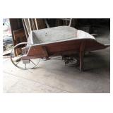 Early Wooden Wheelbarrow