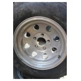 Set Of Aluminum Rims & Tires