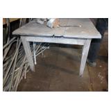 Primitive Pegged Leg Table