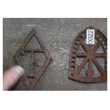 Cast Iron Trivets / 2