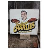 Tailgate Charlies Metal Sign