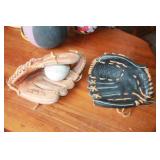 Leather Cooper Ball Gloves & Sport Balls & Raquets