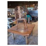 Maple Table & 5 pressback Chairs