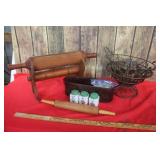 Wooden Roll Pins & Kitchen Collection