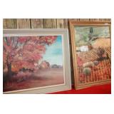 Farm Oil Paintings  / Signed  by Artists / 2