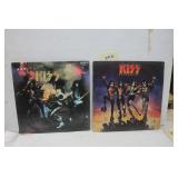 Kiss Destroyer & Alive Vinyl Records