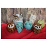 Pottery Owl Collection