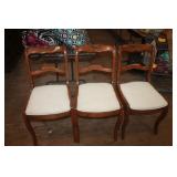Hand Carved Walnut Chairs   3