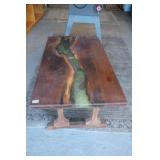 Walnut Epoxy Coffee Table